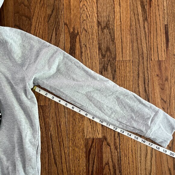 DKNY Sport Women Cozy Zip Up Drawstring Logo Hoodie Gray Size Large - Picture 3 of 6